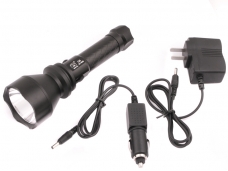 SMILING SHARK SS-9038 CREE Q5 LED 260 Lumen Rechargeable Flashlight